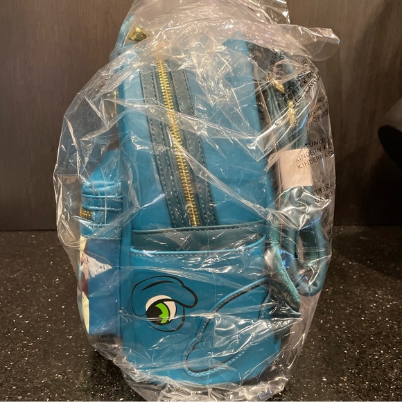 Loungefly Disney Pinocchio Whale and Raft Monstro Mini Backpack Brand New - Picture 10 of 12